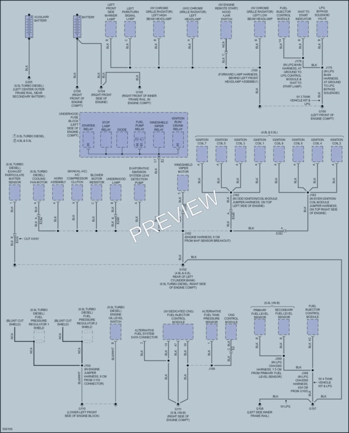 2016 Chevrolet 3500Express Ground Distribution wiring diagram preview
