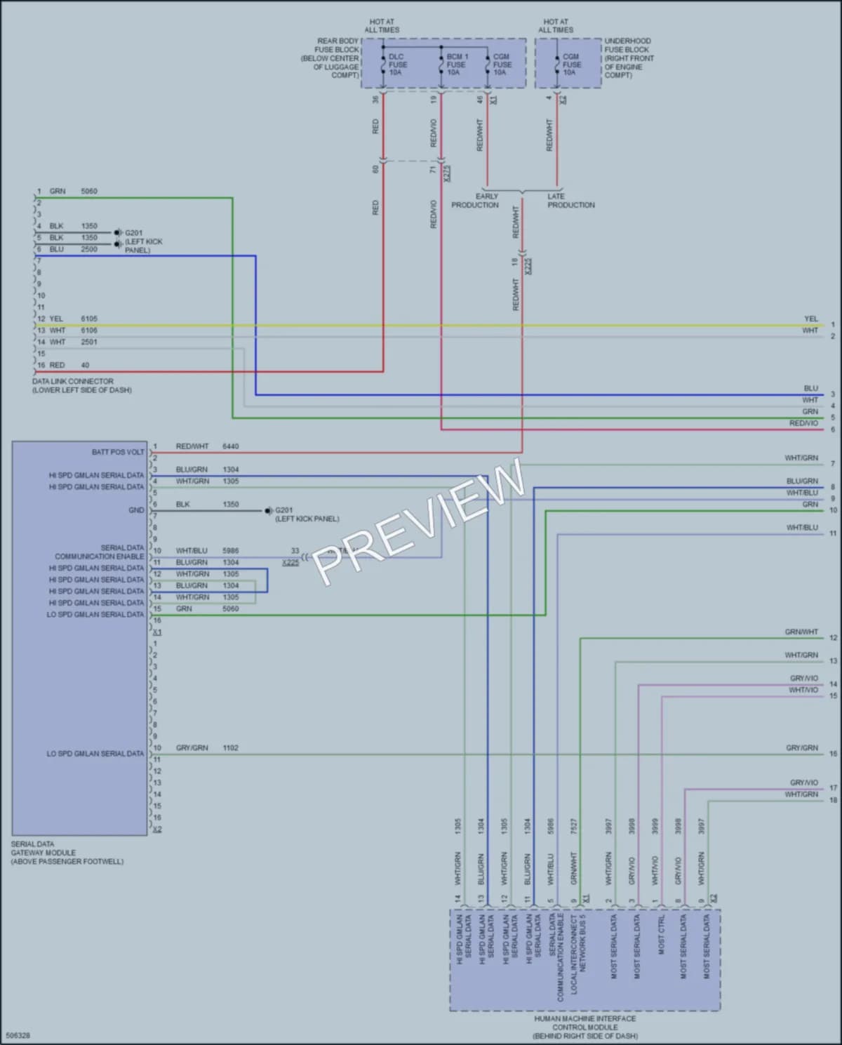 2016 Chevrolet Camaro Computer Data Lines wiring diagram preview
