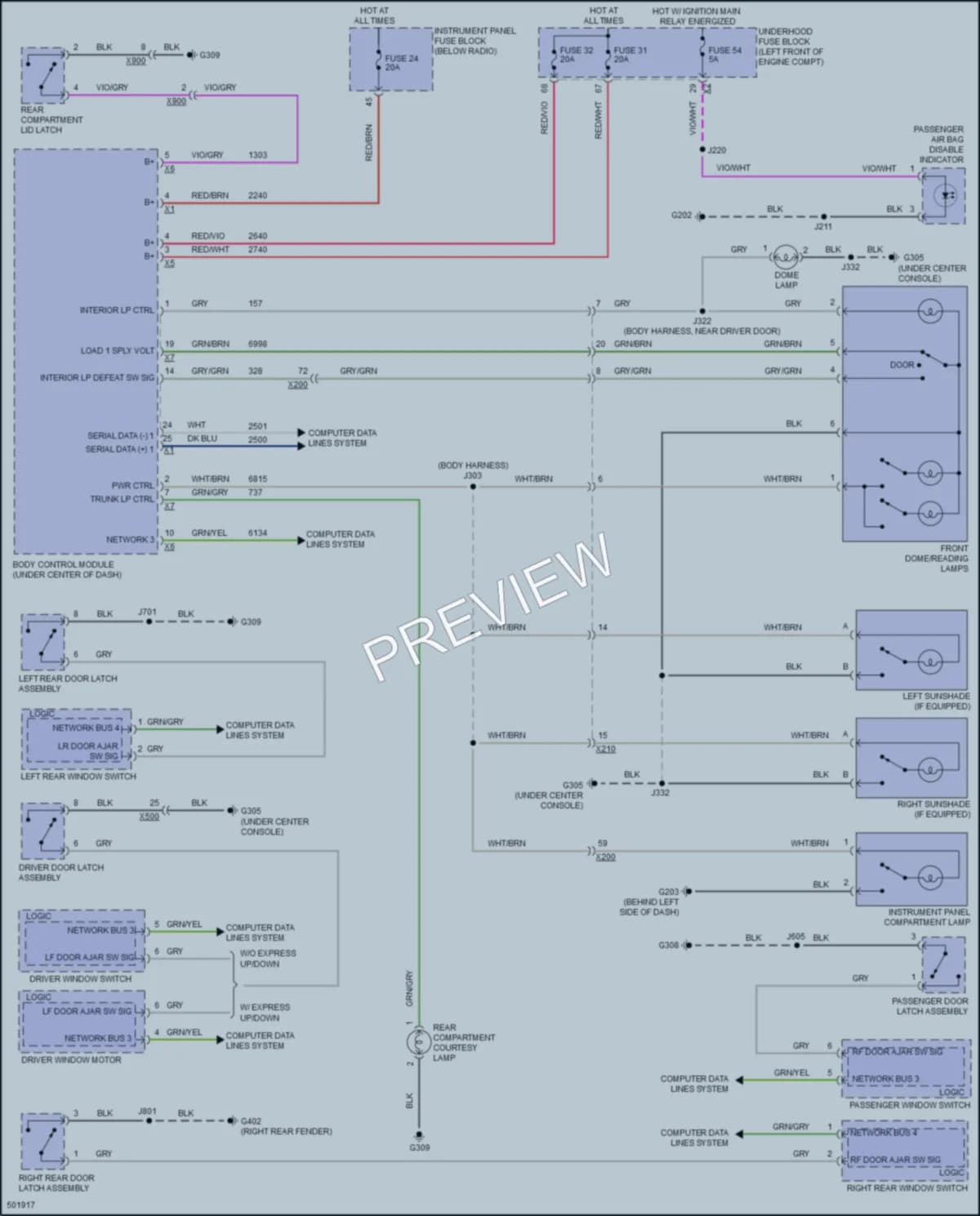 2016 Chevrolet CruzeLimited Interior Lights wiring diagram preview