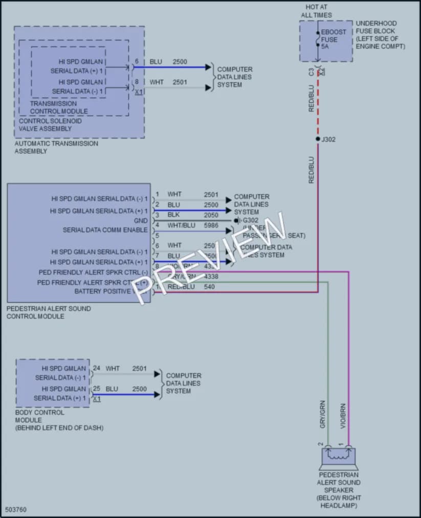 2016 Chevrolet Malibu Active Bodyworks wiring diagram preview