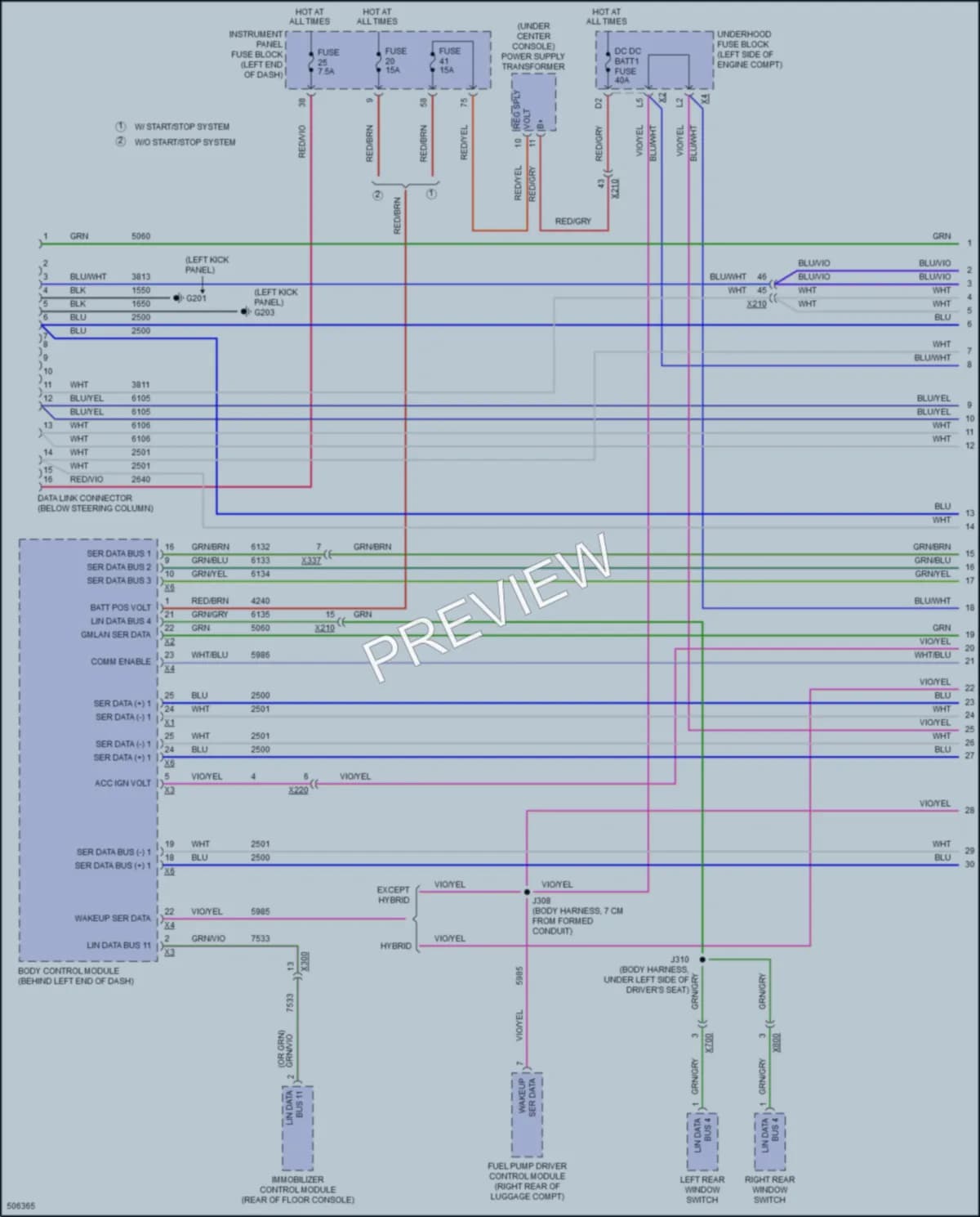 2016 Chevrolet MalibuHybrid Computer Data Lines wiring diagram preview