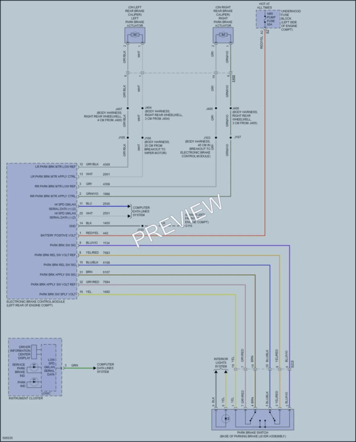 2016 Chevrolet MalibuHybrid Shift Interlock wiring diagram preview