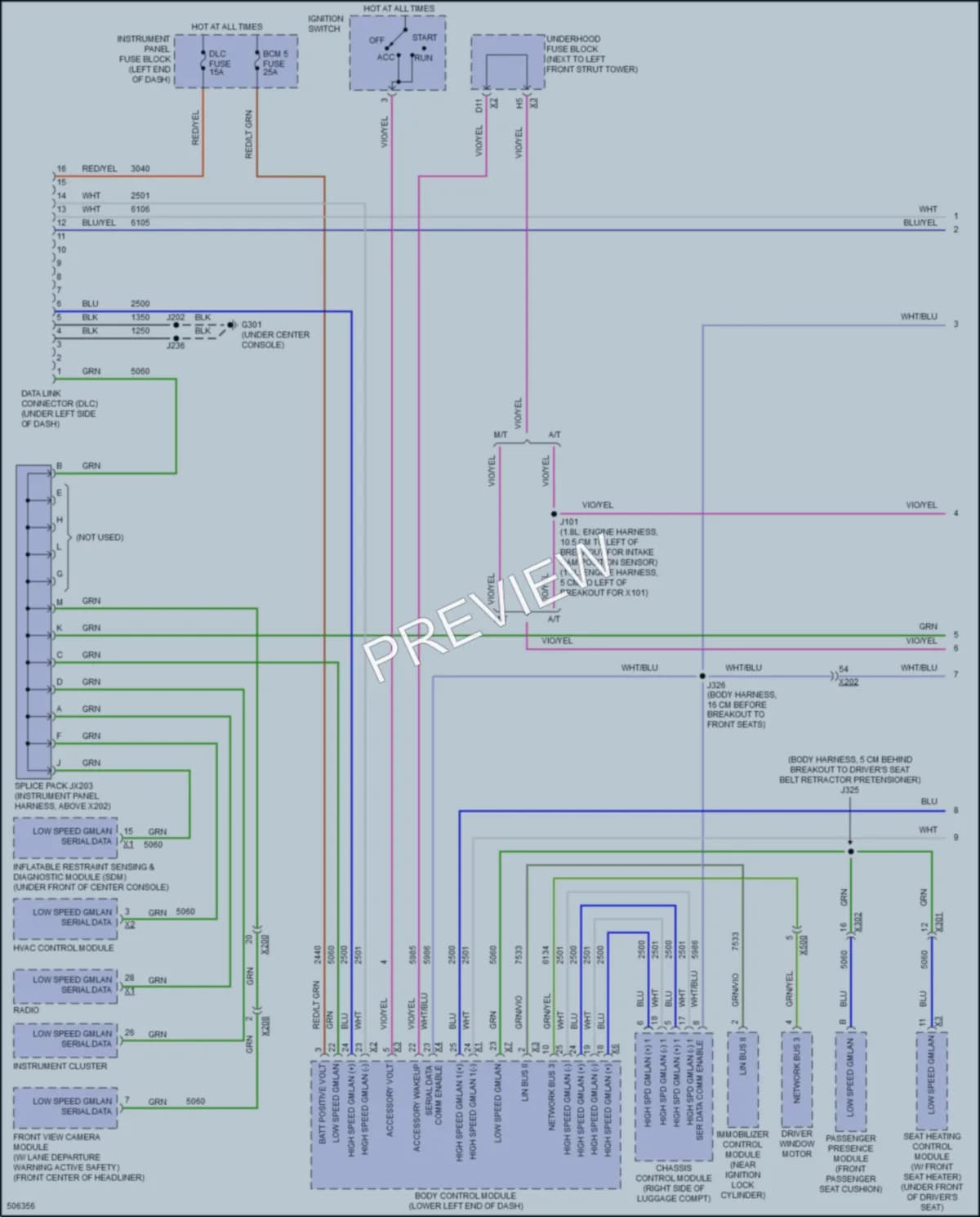 2016 Chevrolet Sonic Computer Data Lines wiring diagram preview