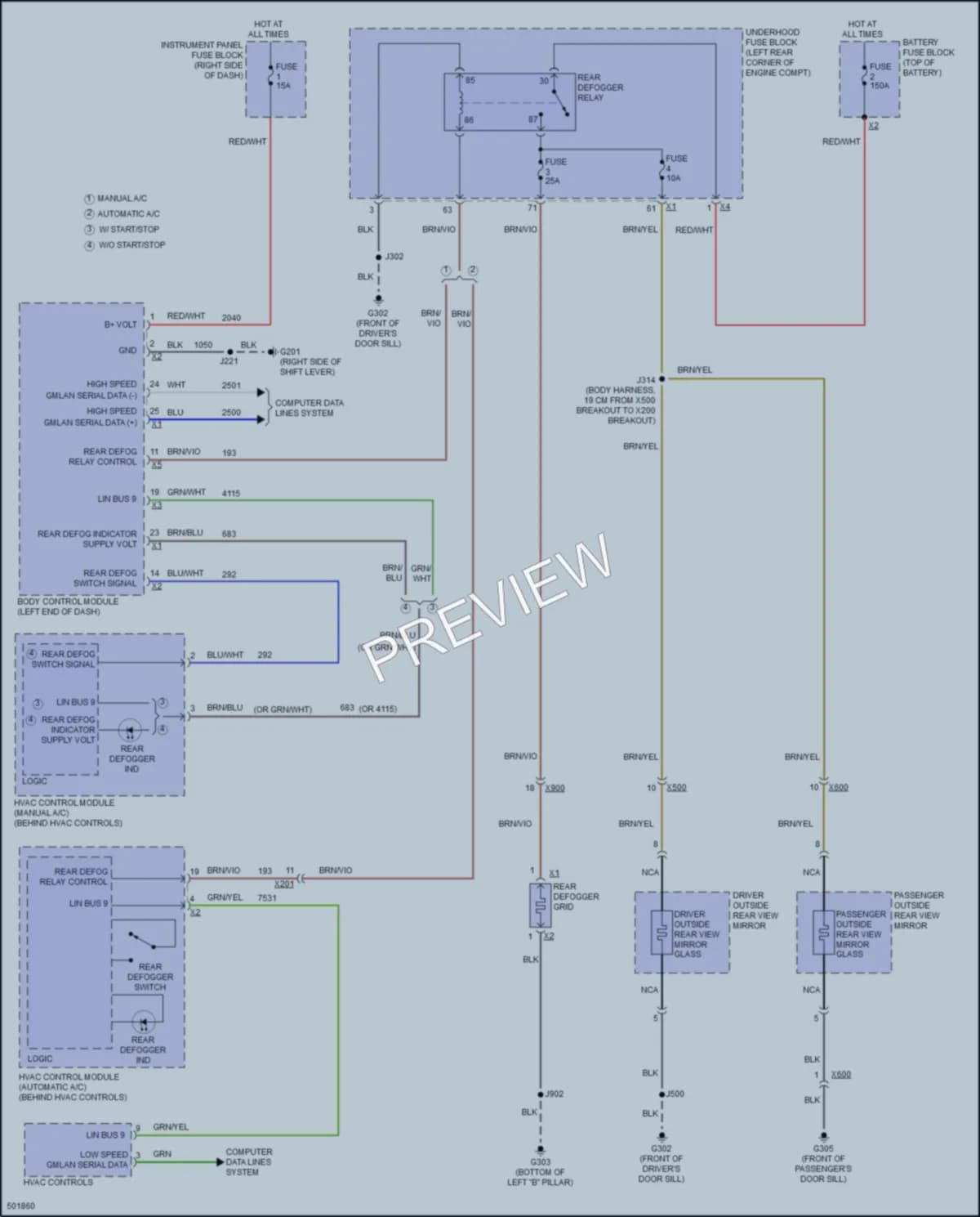 2016 Chevrolet Spark Defoggers wiring diagram preview