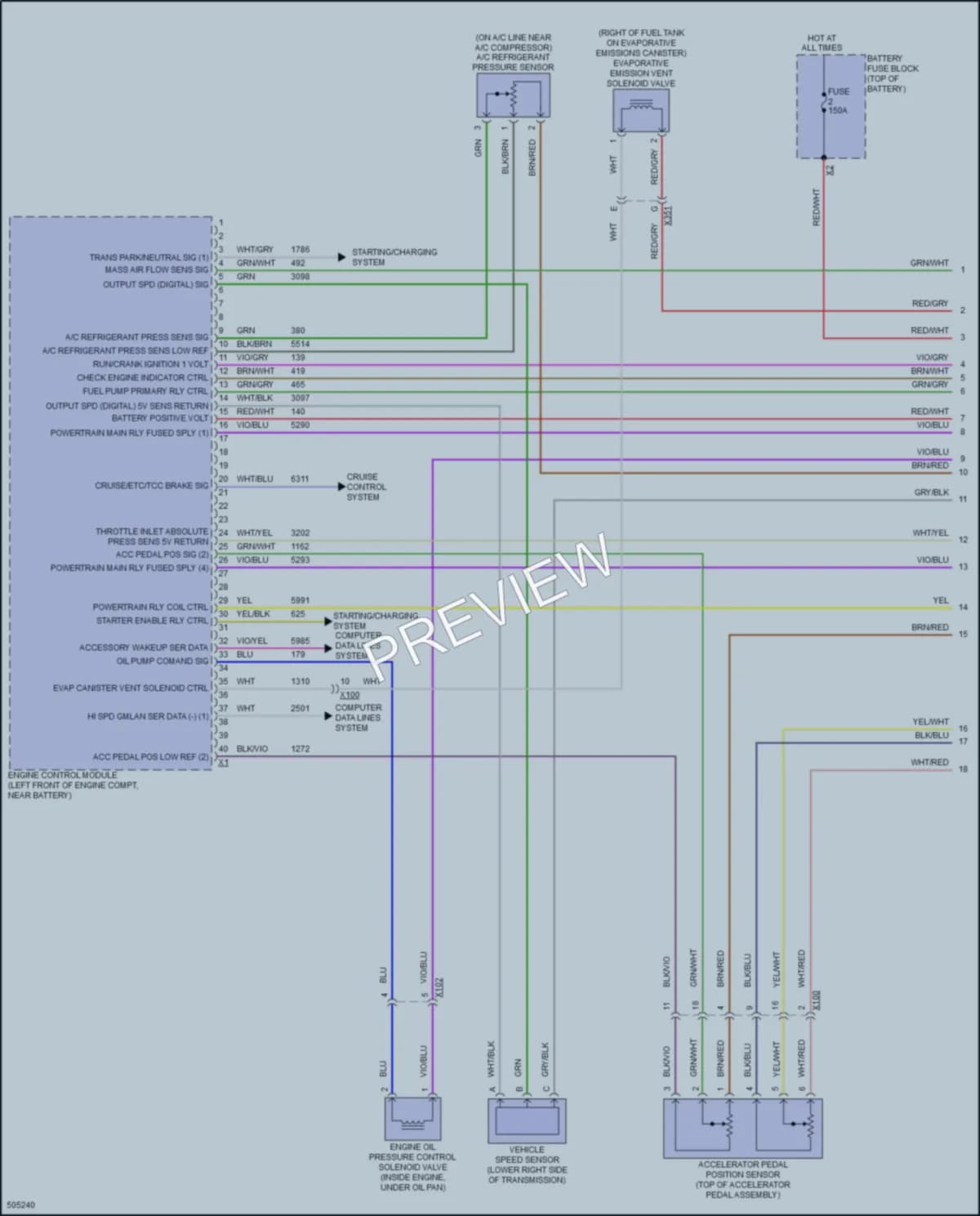 2016 Chevrolet Spark Engine Performance wiring diagram preview