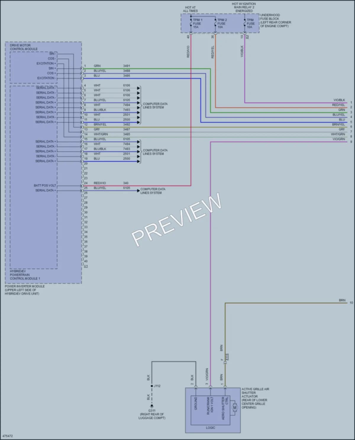 2016 Chevrolet SparkEV Engine Performance wiring diagram preview