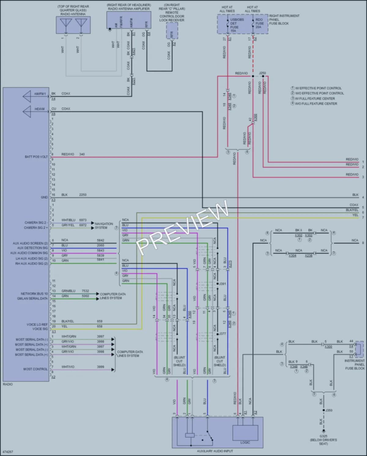 2016 Chevrolet Suburban Navigation wiring diagram preview