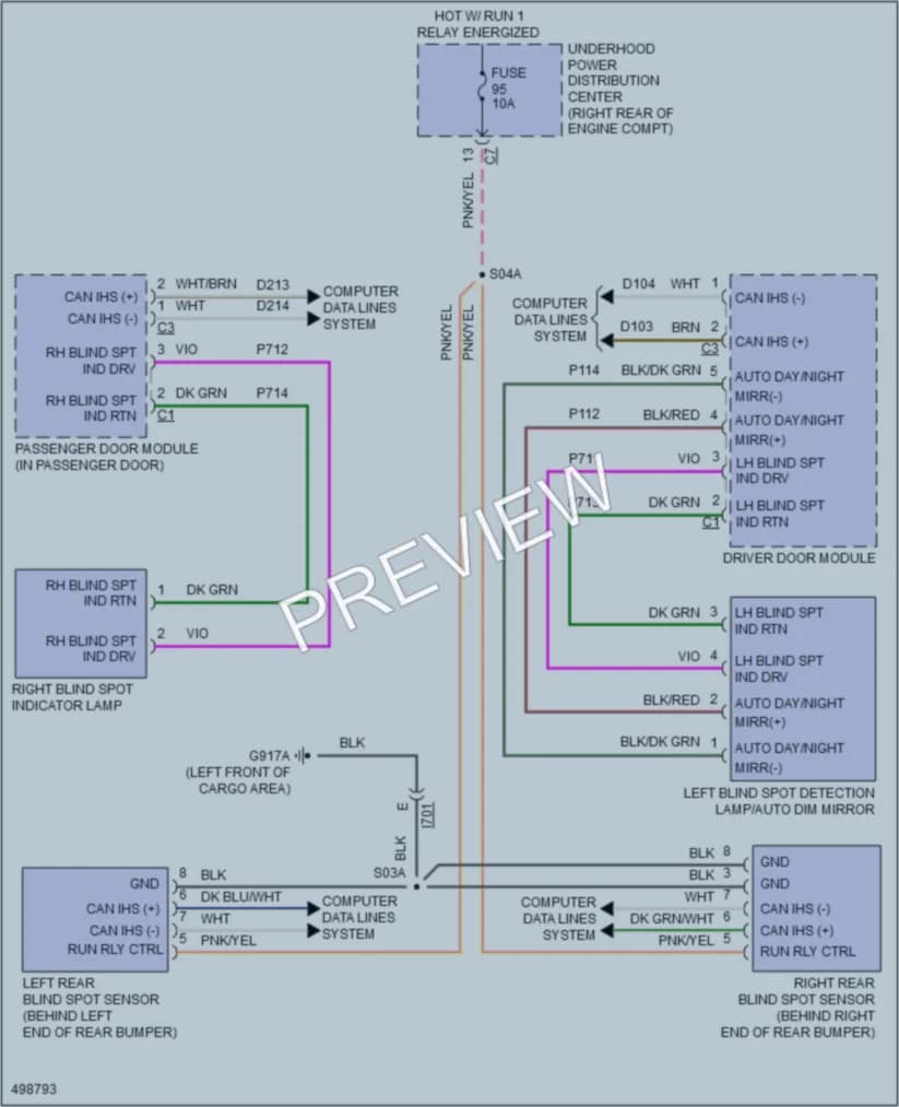 2016 Dodge Durango Navigation wiring diagram preview