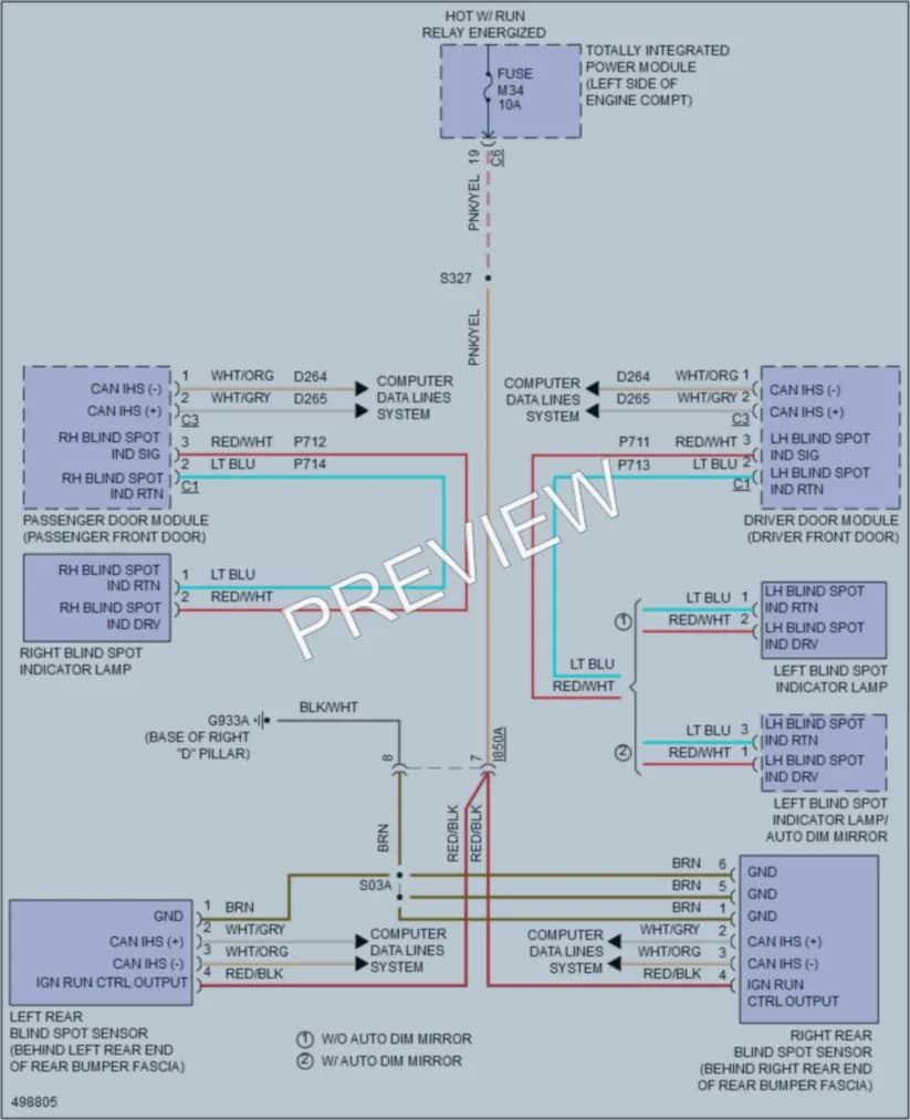 2016 Dodge GrandCaravan Navigation wiring diagram preview