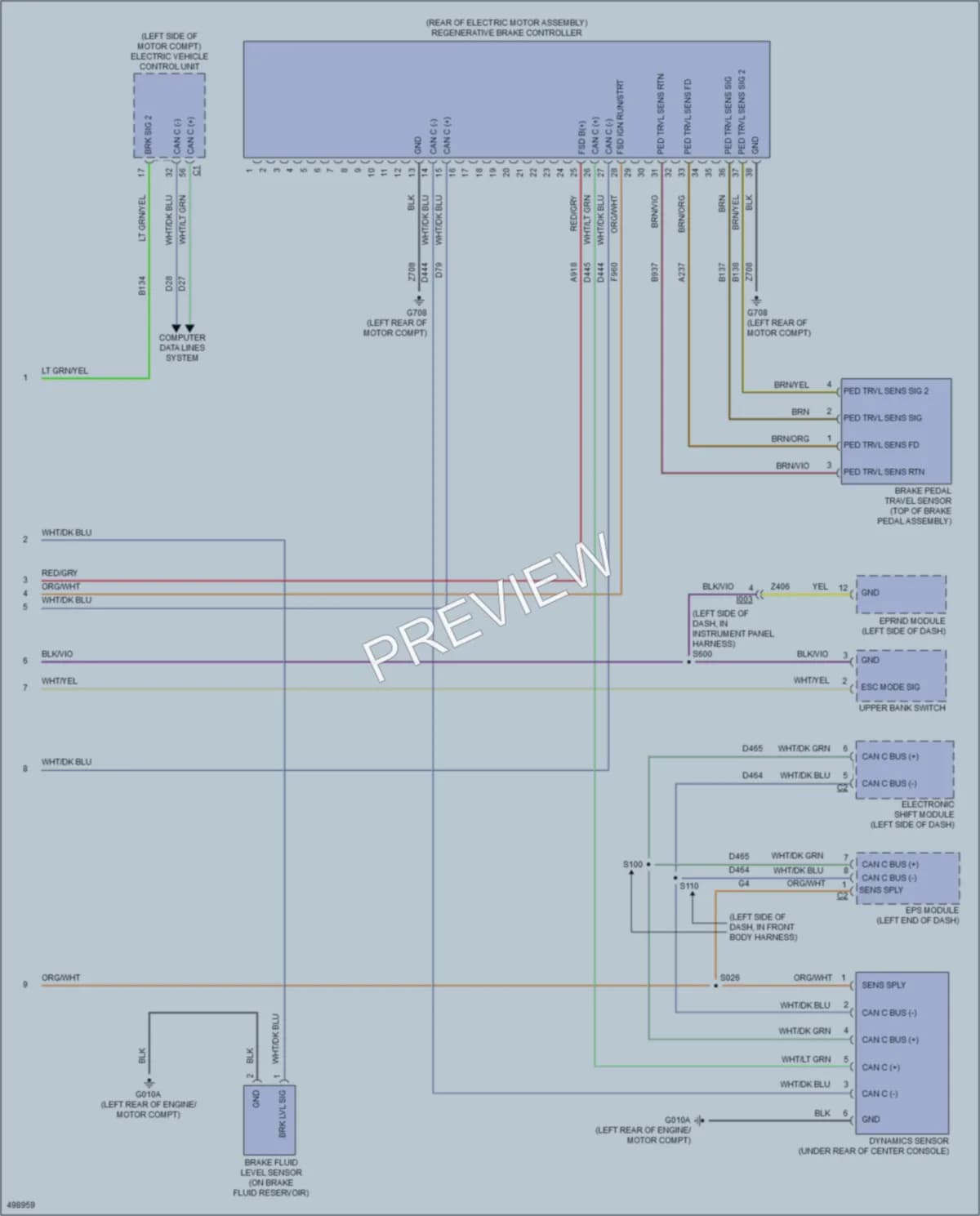 2016 Fiat 500C Anti Lock Brakes wiring diagram preview