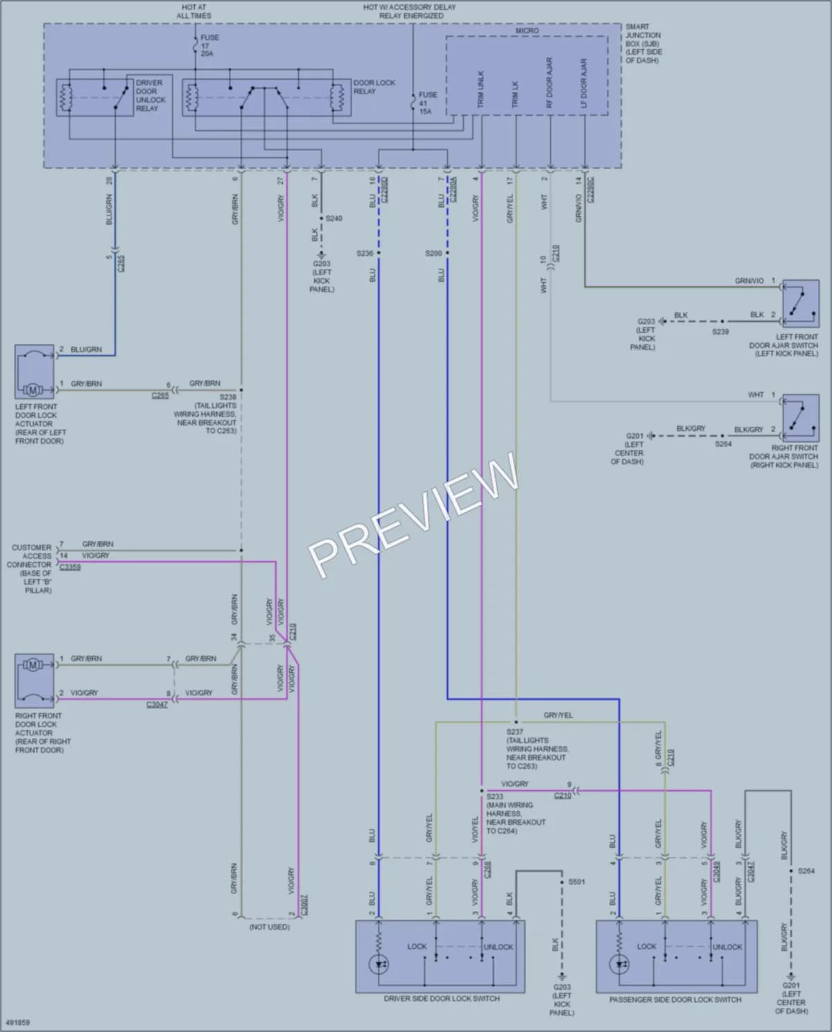 2016 Ford E450Econoline Anti Theft wiring diagram preview
