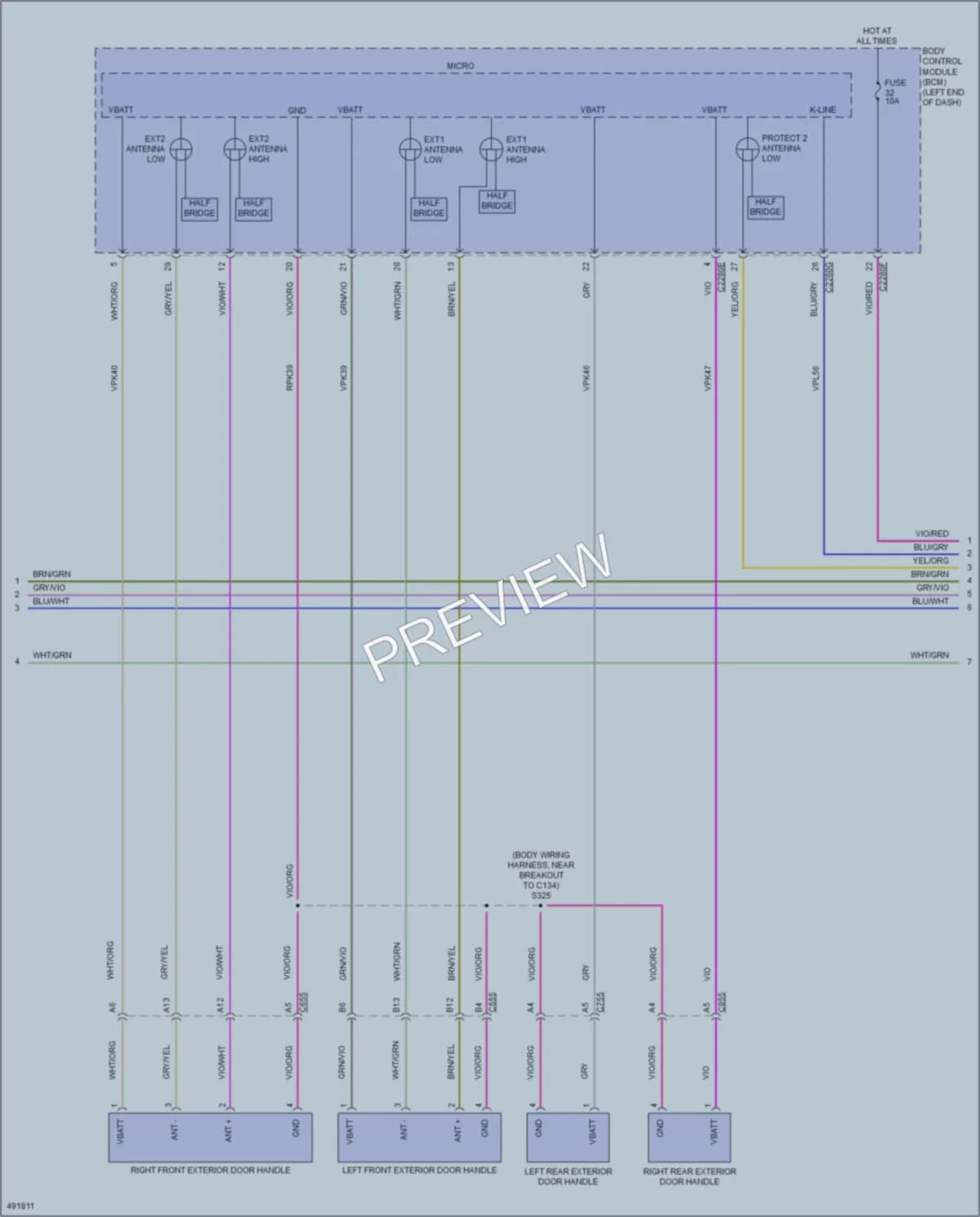 2016 Ford Edge Anti Theft wiring diagram preview