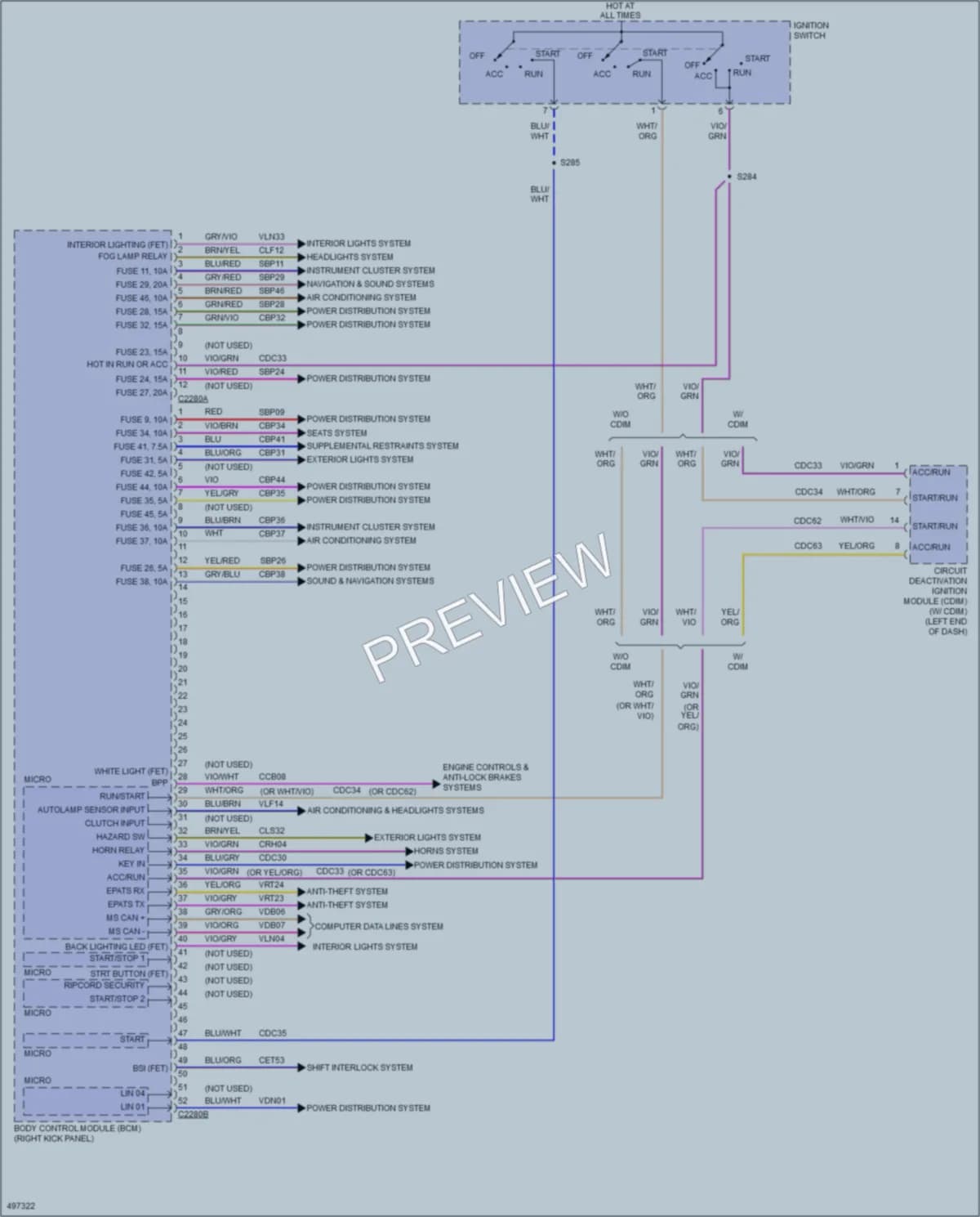 2016 Ford F450SuperDuty Body Control Modules wiring diagram preview