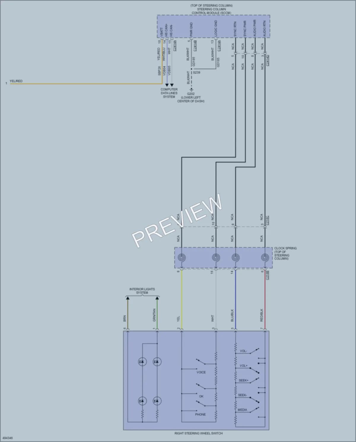 2016 Ford F450SuperDuty Radio wiring diagram preview