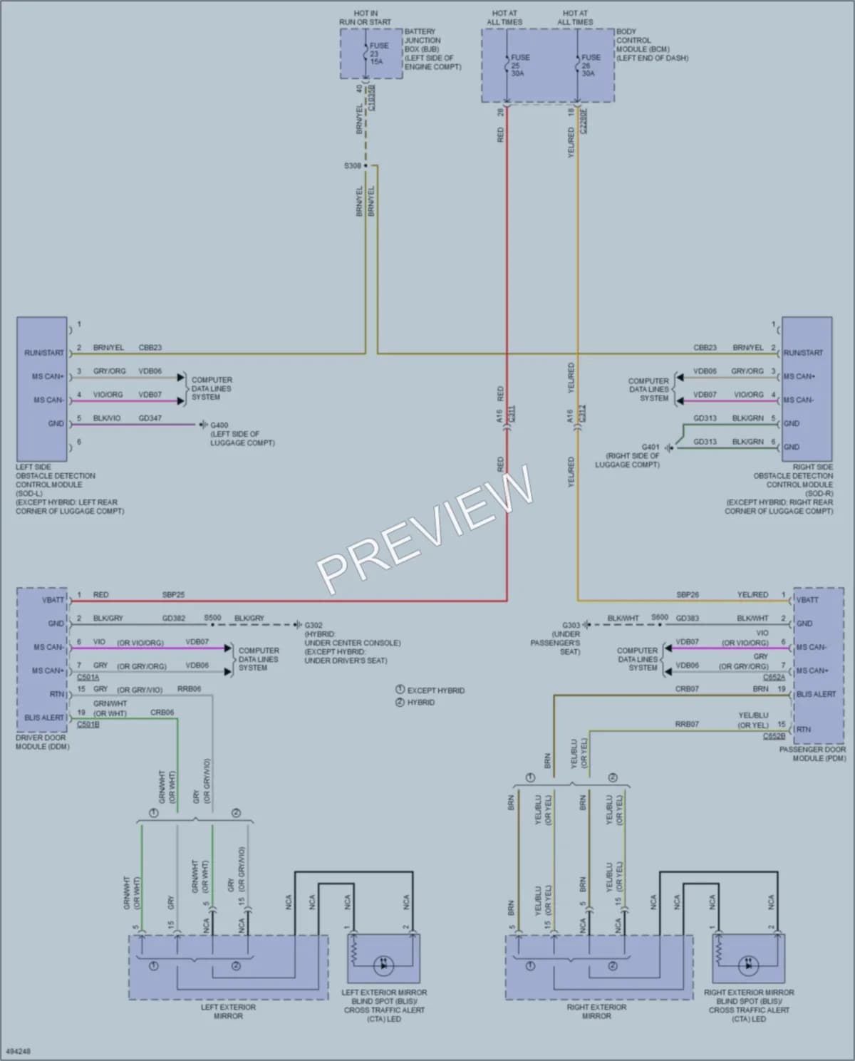 2016 Ford FusionHybrid Navigation wiring diagram preview