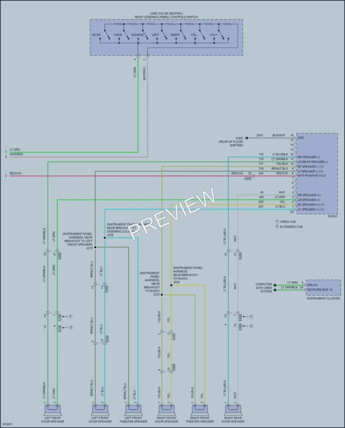 2016 GMC Canyon Radio wiring diagram preview