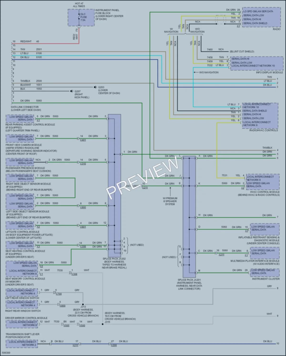 2016 GMC TerrainDenali Computer Data Lines wiring diagram preview