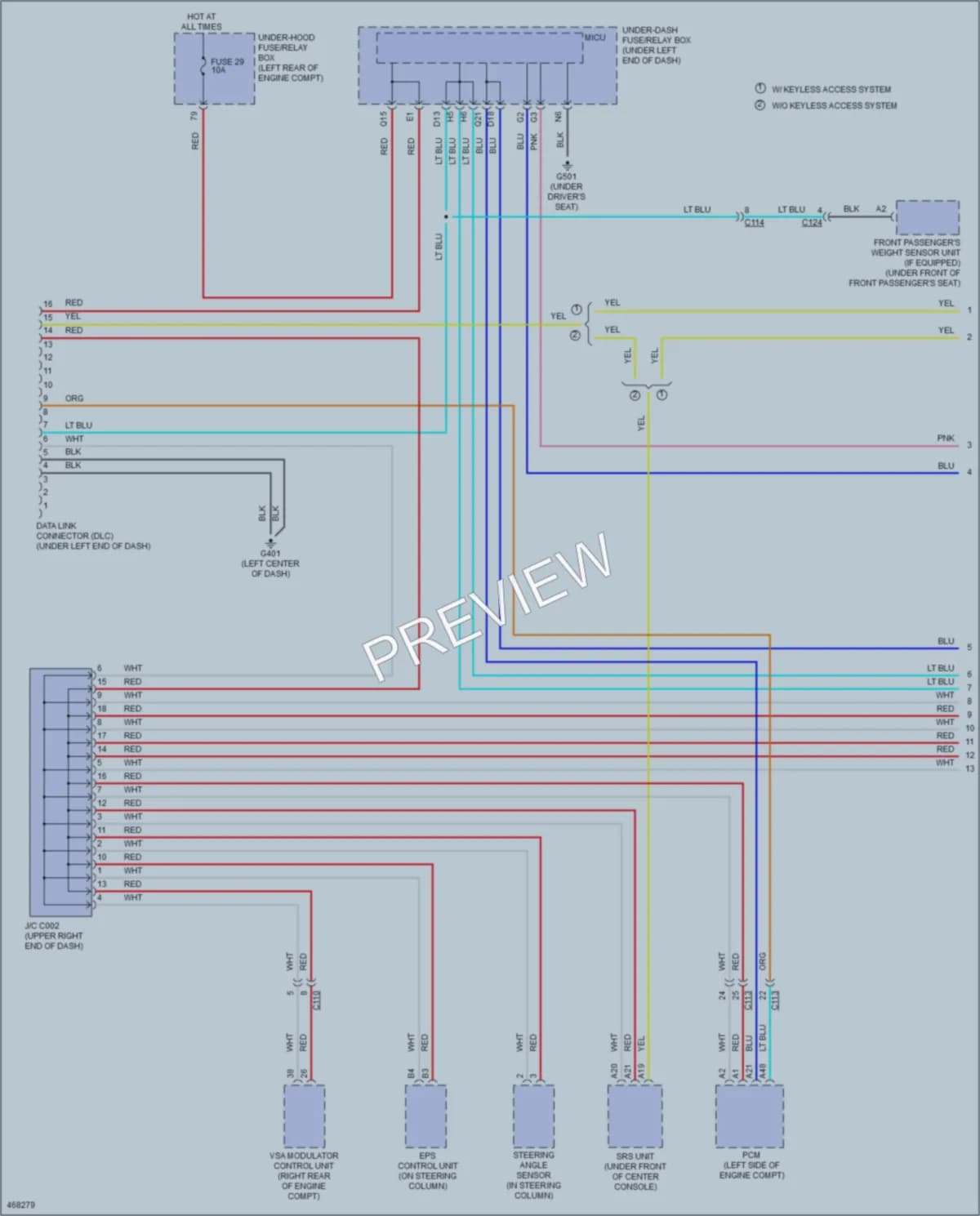 2016 Honda Fit Computer Data Lines wiring diagram preview