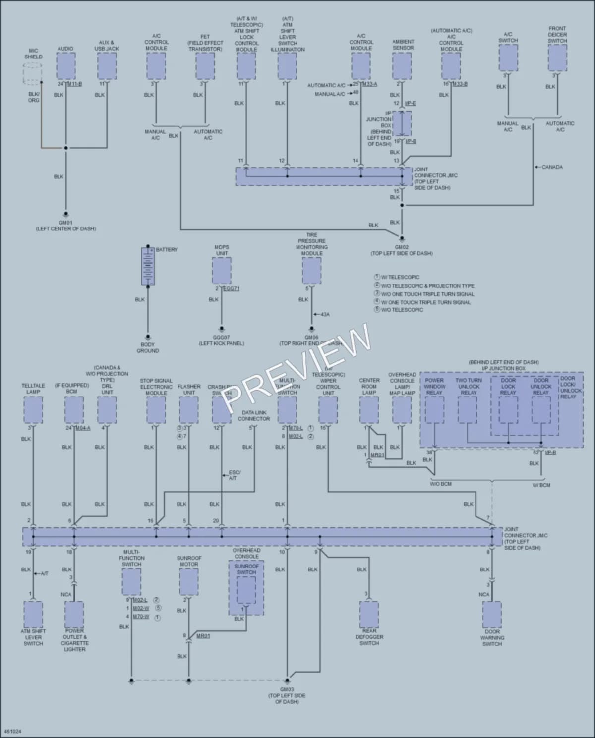 2016 Hyundai Accent Ground Distribution wiring diagram preview