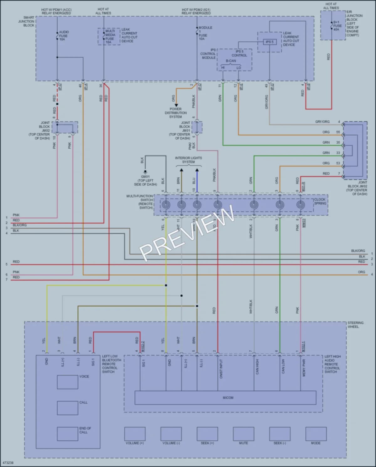 2016 Hyundai Azera Radio wiring diagram preview