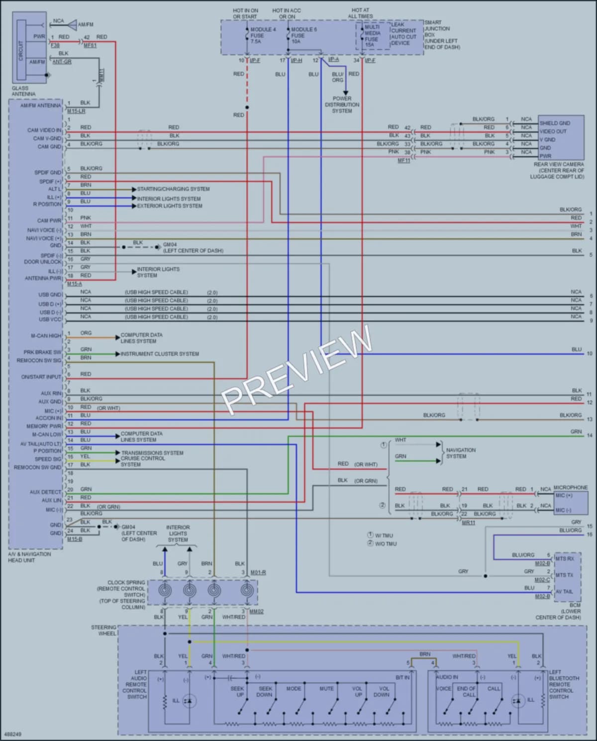 2016 Hyundai Elantra Radio wiring diagram preview