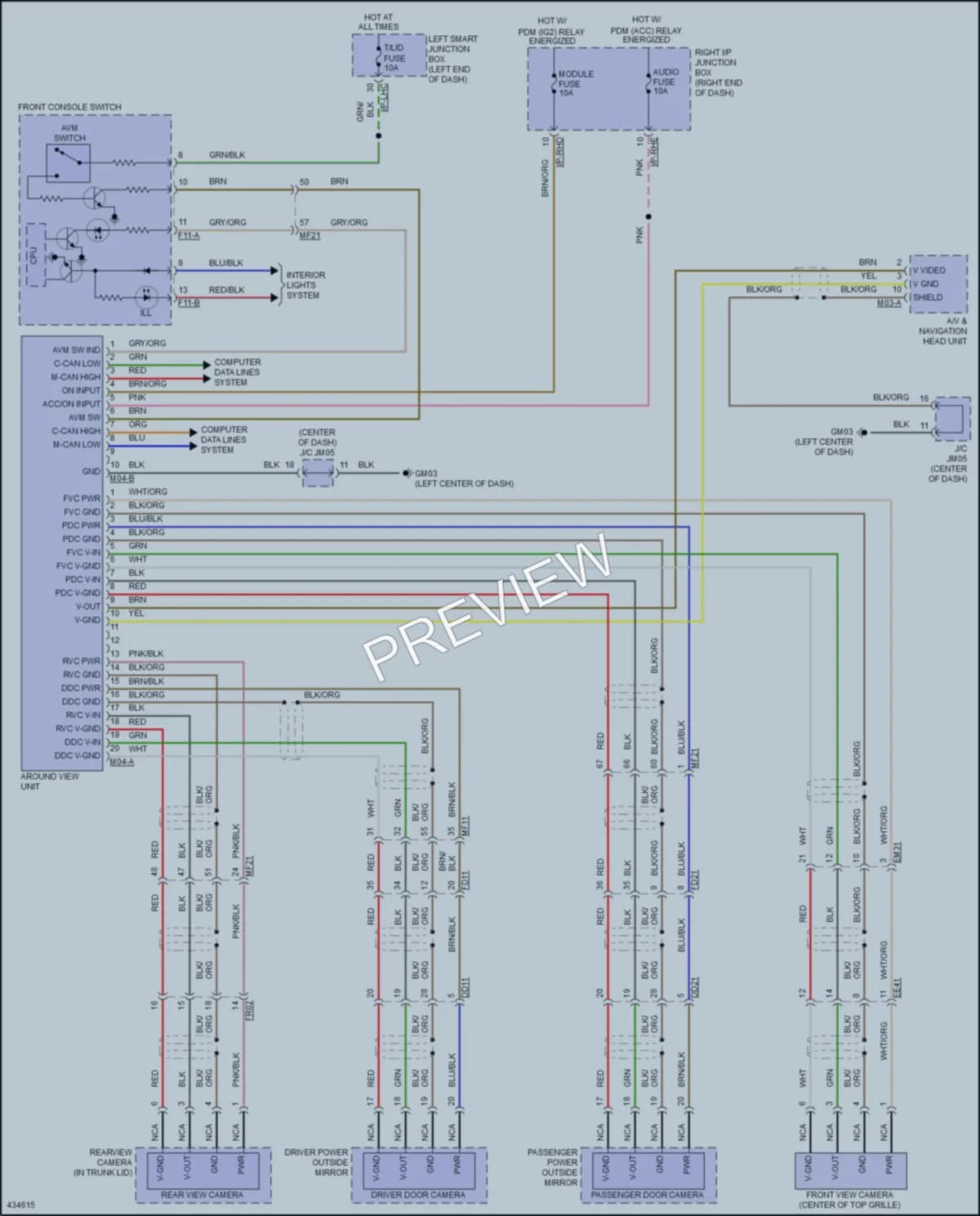 2016 Hyundai Equus Navigation wiring diagram preview
