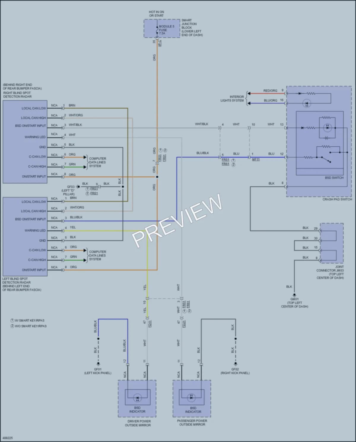 2016 Hyundai Tucson Navigation wiring diagram preview