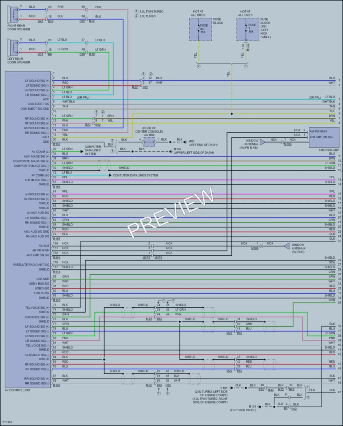 2016 Infiniti Q50Hybrid Radio wiring diagram preview