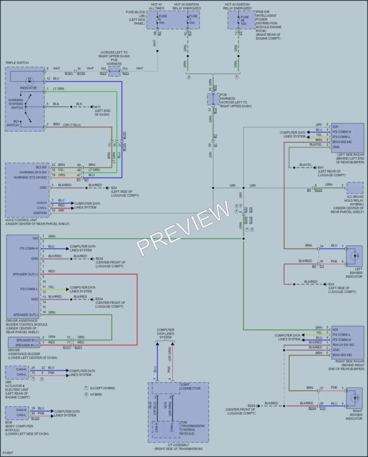 2016 Infiniti Q70 Navigation wiring diagram preview
