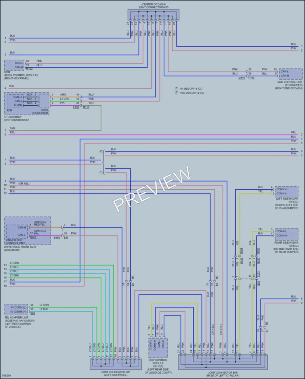 2016 Infiniti QX50 Computer Data Lines wiring diagram preview