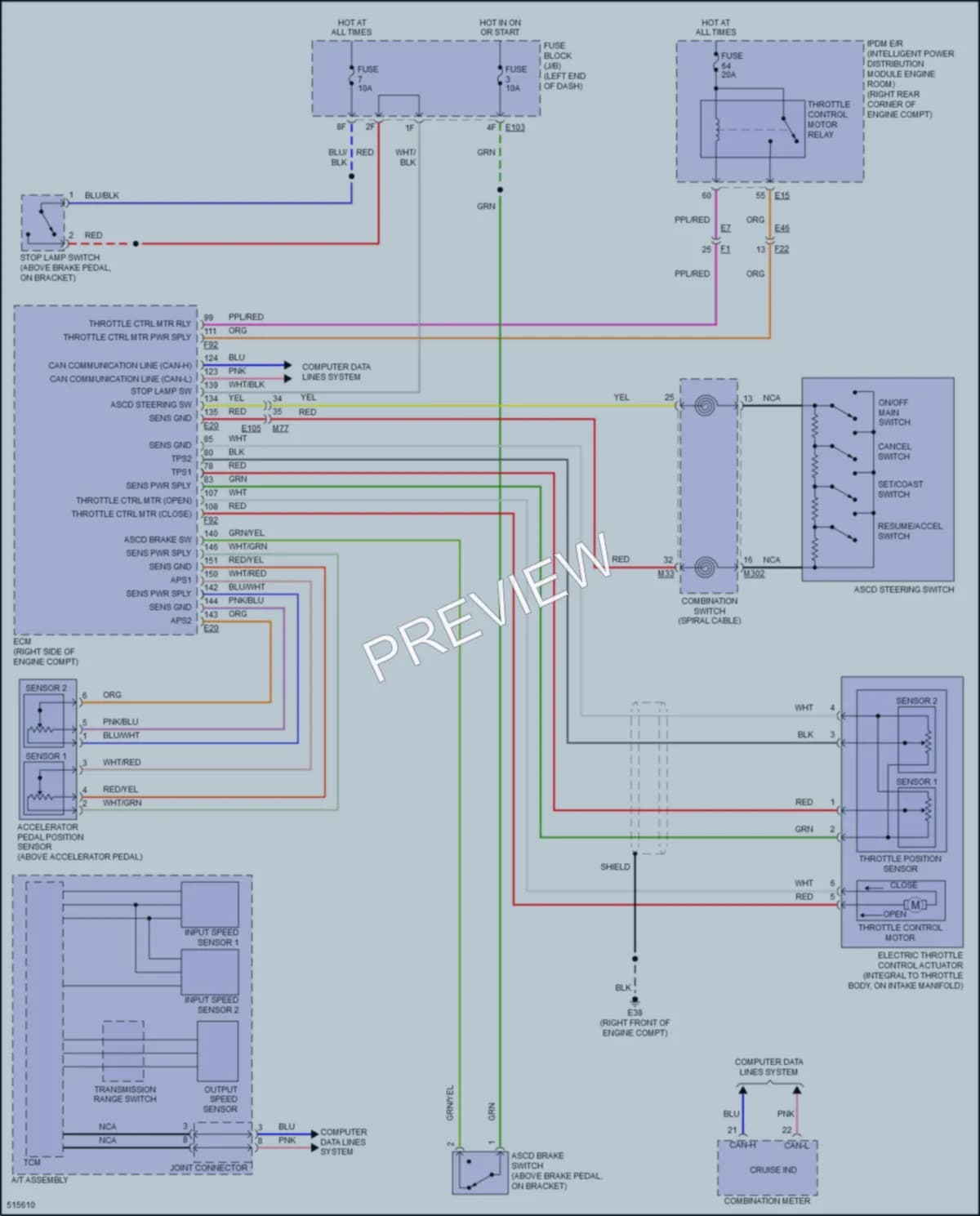 2016 Infiniti QX80 Cruise Control wiring diagram preview