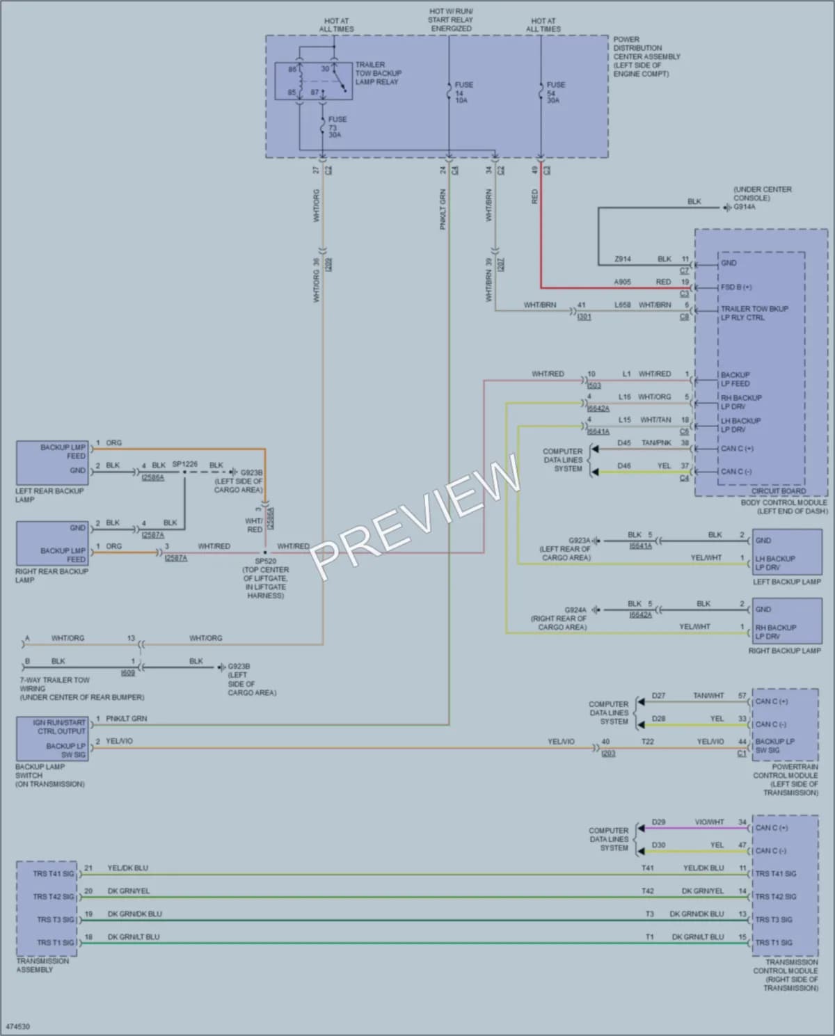 2016 Jeep Cherokee Exterior Lights wiring diagram preview
