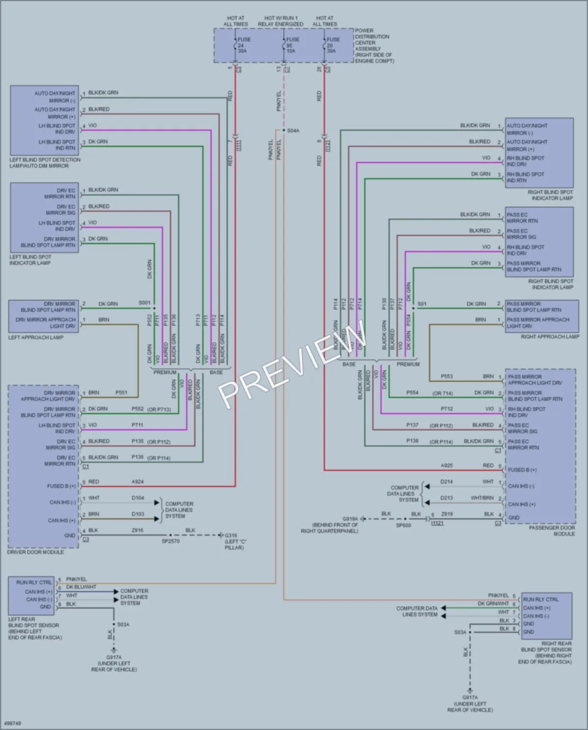 2016 Jeep GrandCherokee Navigation wiring diagram preview