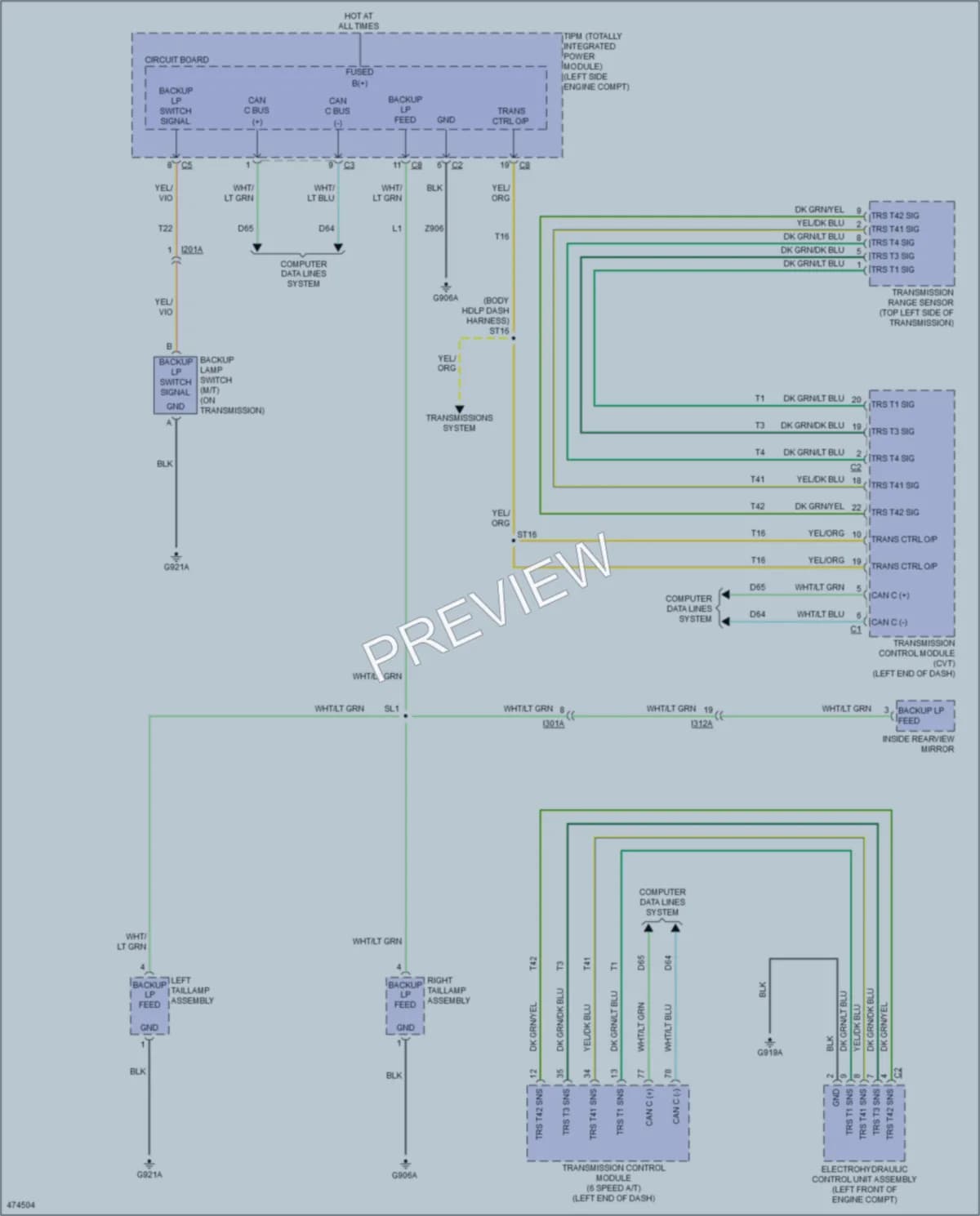 2016 Jeep Patriot Exterior Lights wiring diagram preview