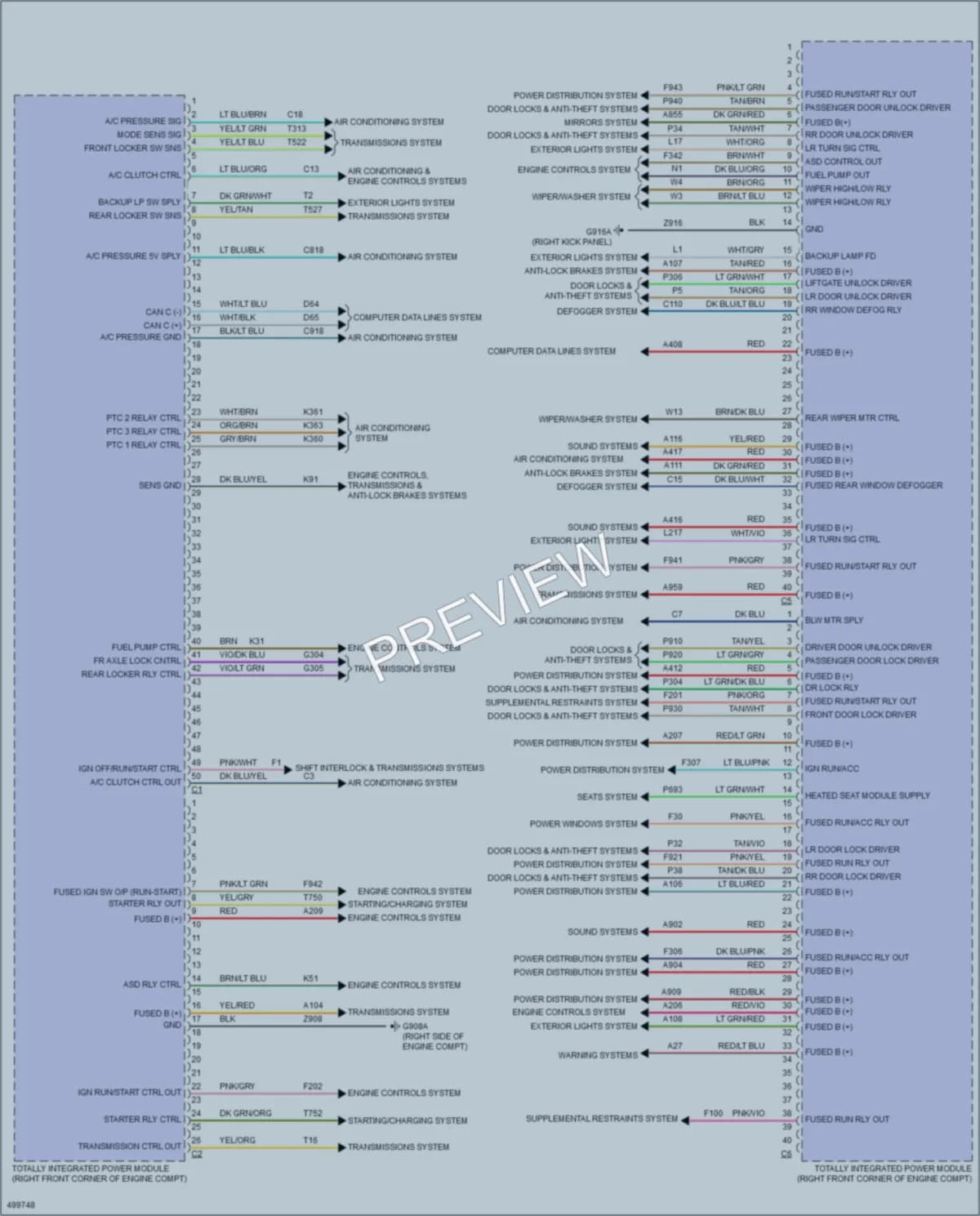 2016 Jeep Wrangler Body Control Modules wiring diagram preview