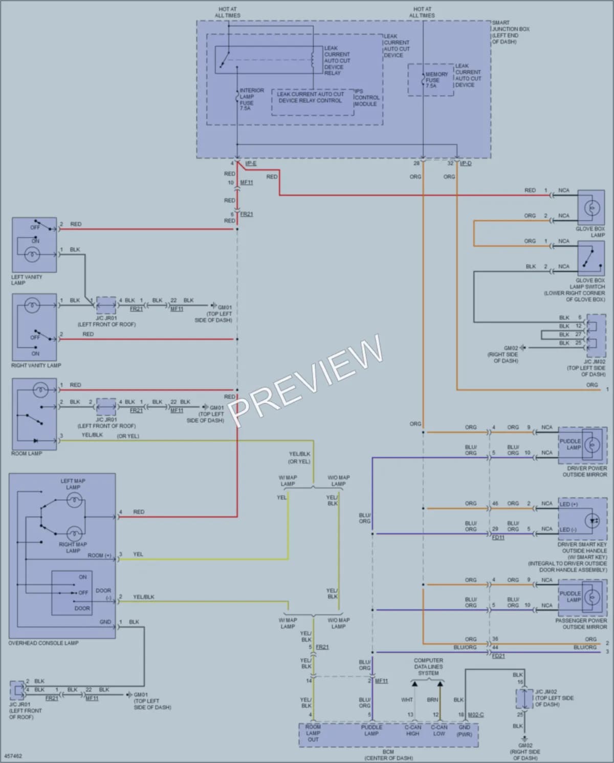 2016 Kia Forte Interior Lights wiring diagram preview