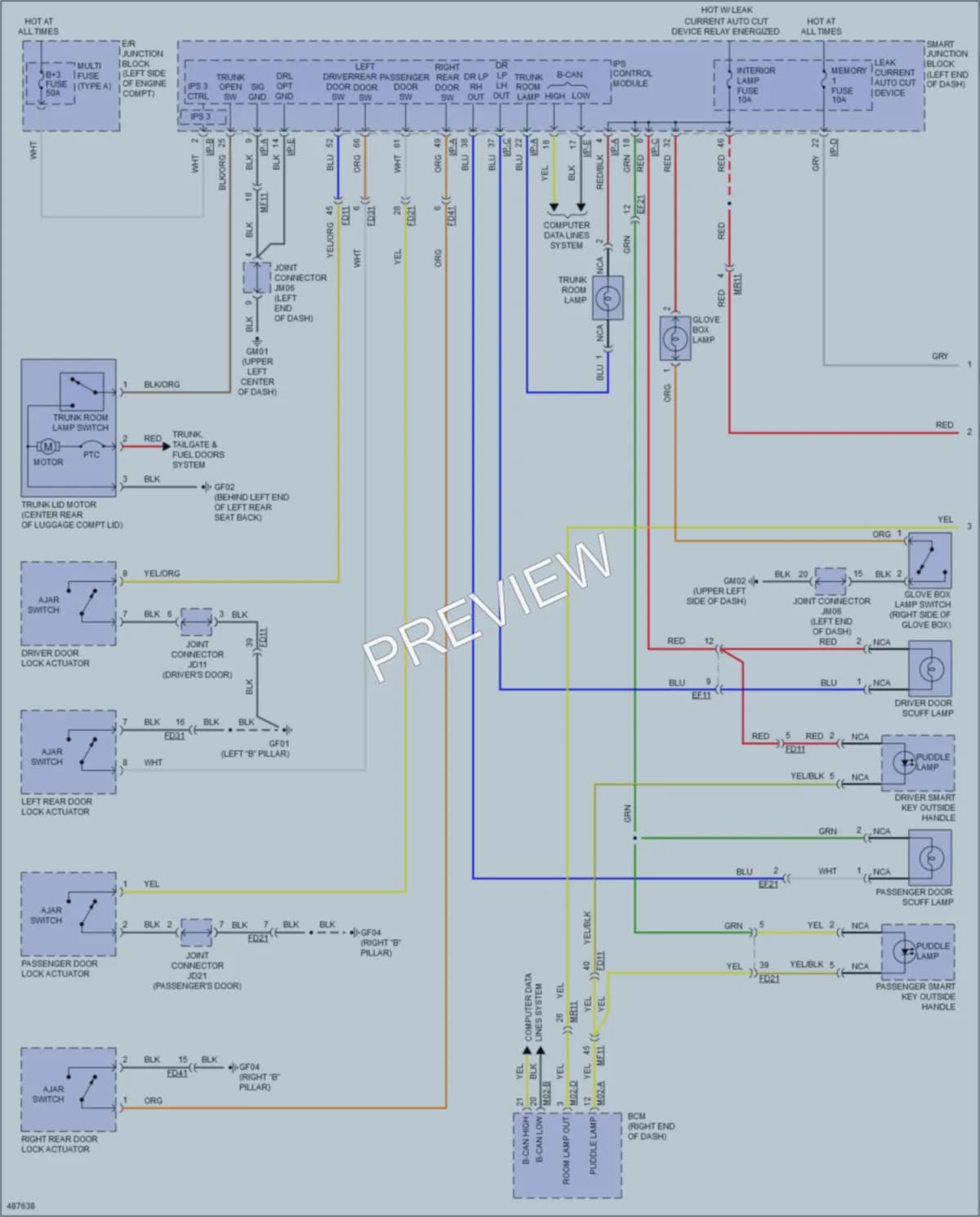 2016 Kia Optima Interior Lights wiring diagram preview