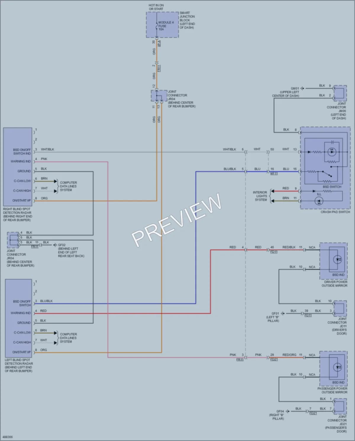 2016 Kia Optima Navigation wiring diagram preview