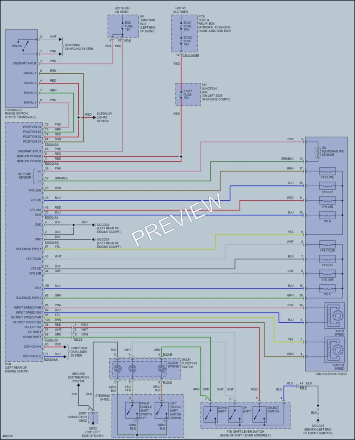 2016 Kia Rio Transmission wiring diagram preview