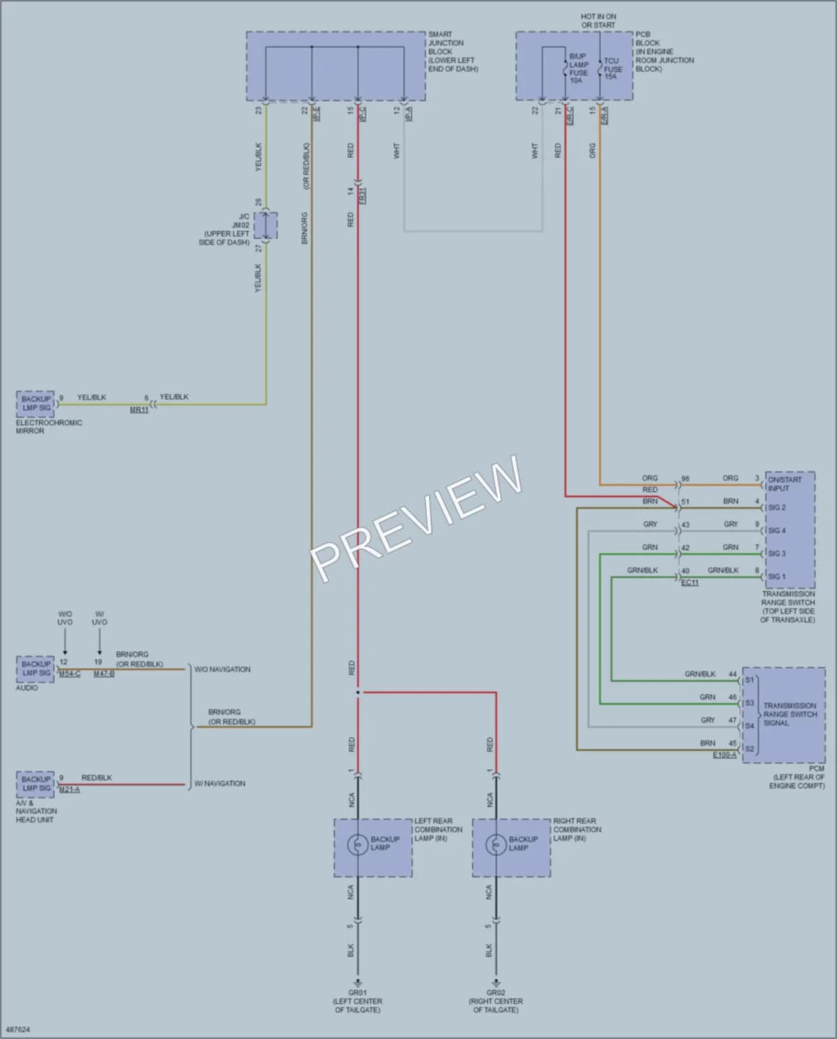 2016 Kia Sedona Exterior Lights wiring diagram preview