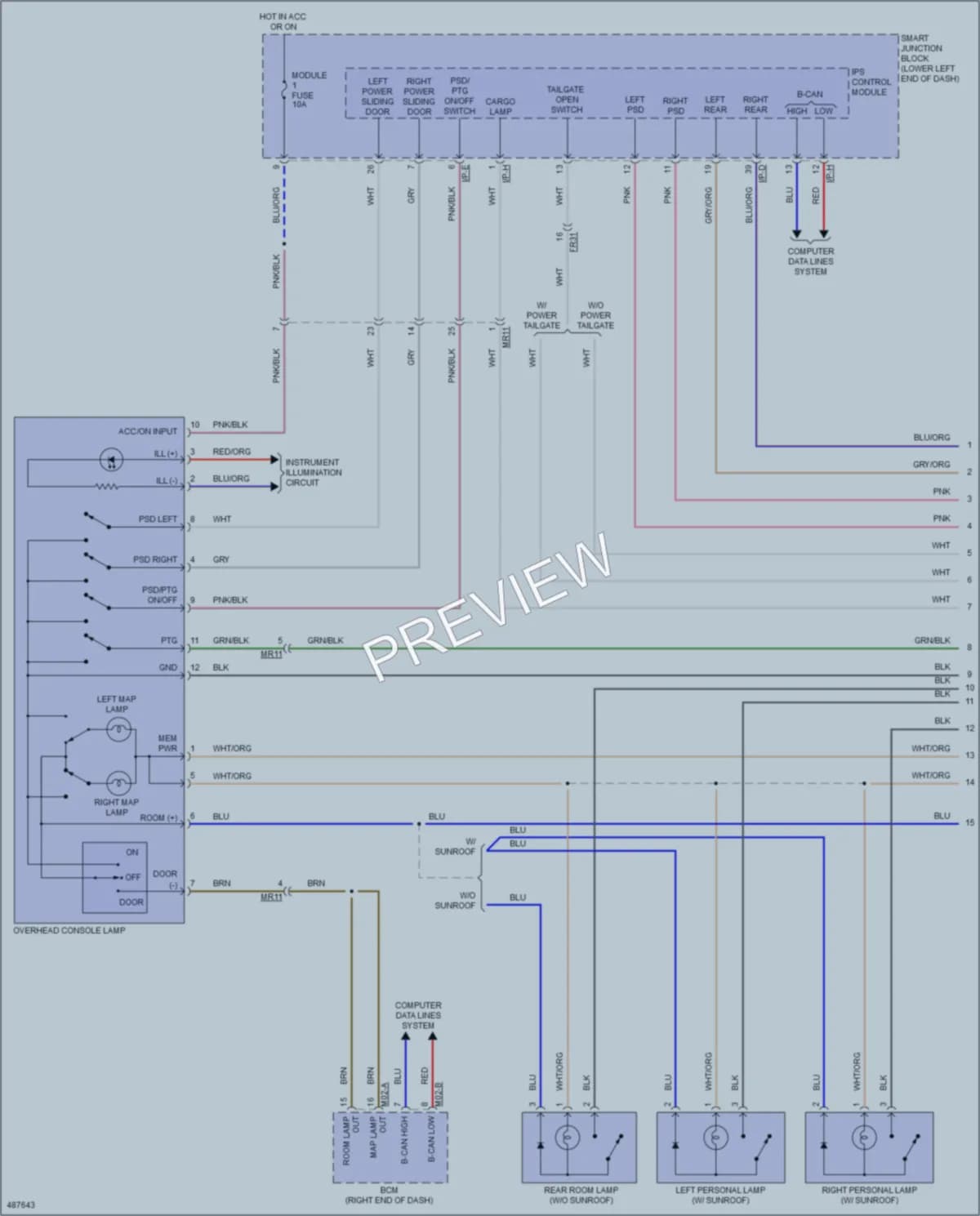 2016 Kia Sedona Interior Lights wiring diagram preview