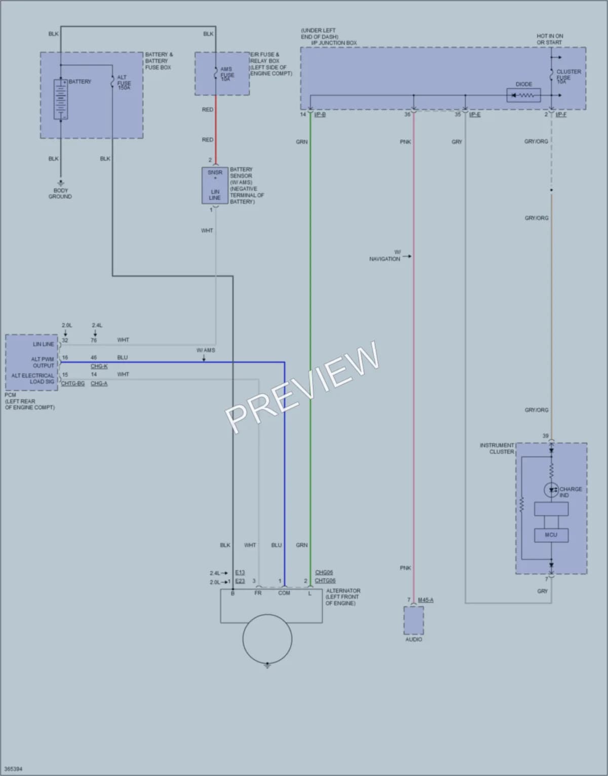2016 Kia Sportage Starting Charging wiring diagram preview