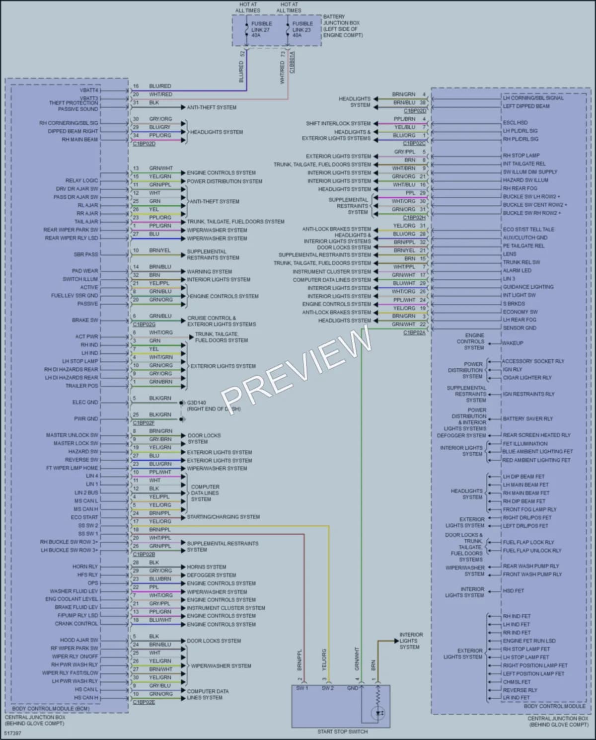 2016 LandRover DiscoverySport Body Control Modules wiring diagram preview