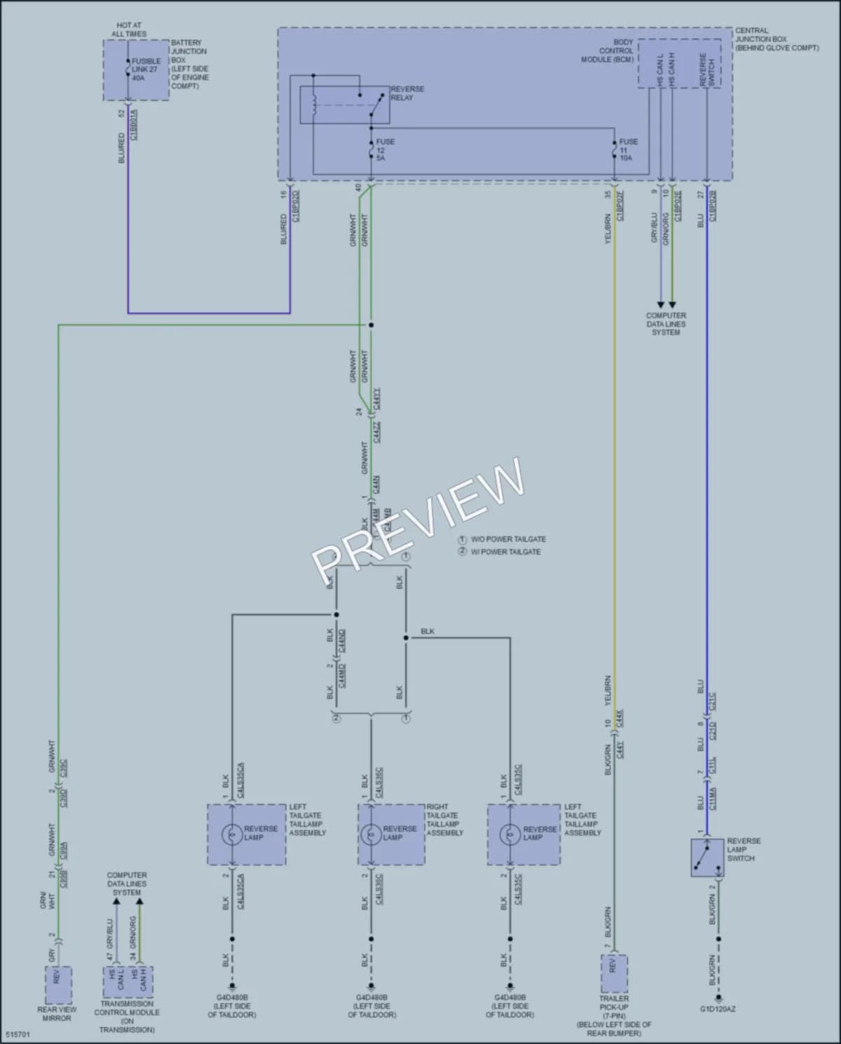 2016 LandRover DiscoverySport Exterior Lights wiring diagram preview