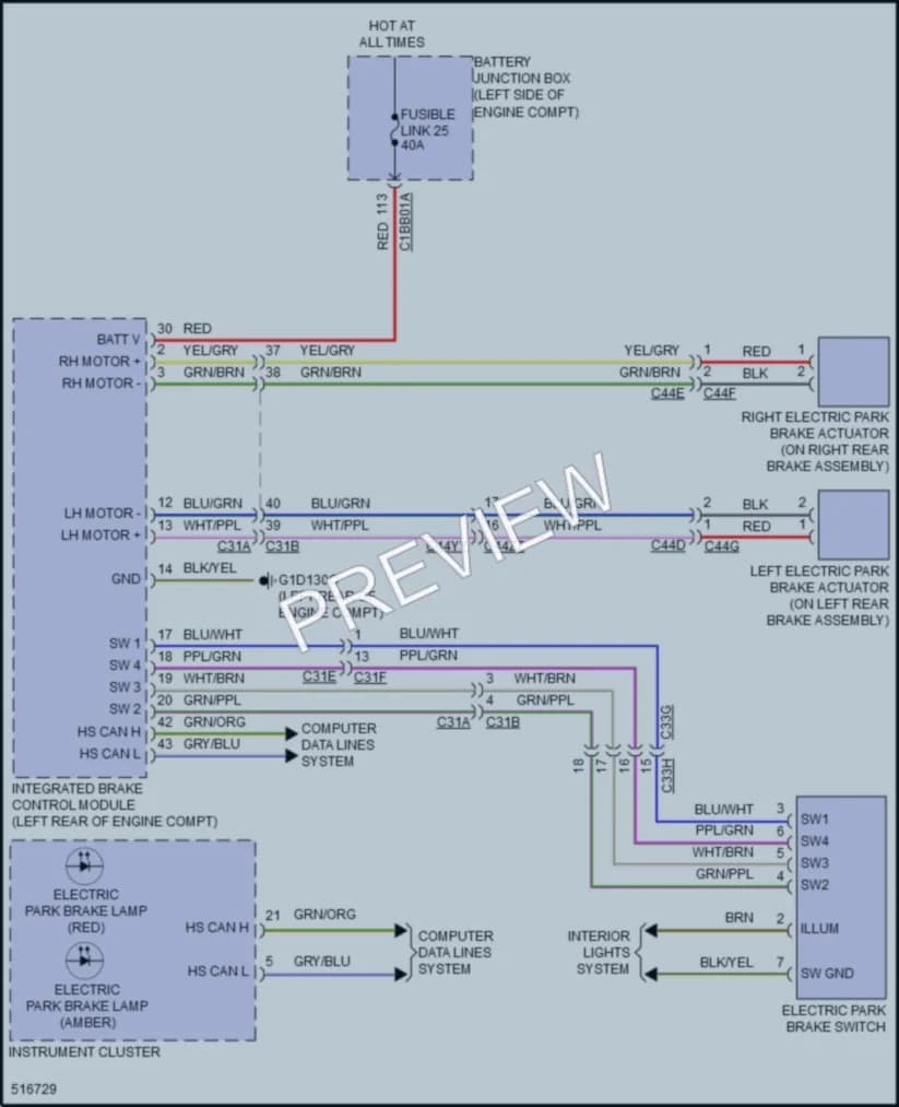 2016 LandRover DiscoverySport Shift Interlock wiring diagram preview