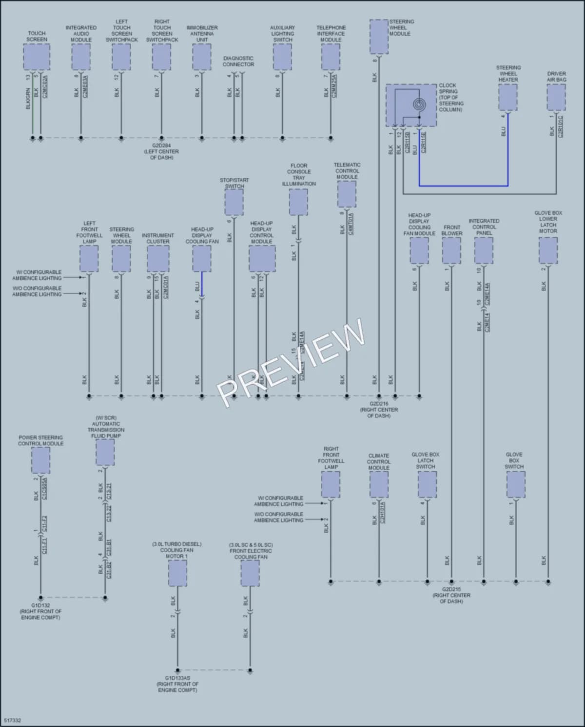 2016 LandRover RangeRoverSport Ground Distribution wiring diagram preview