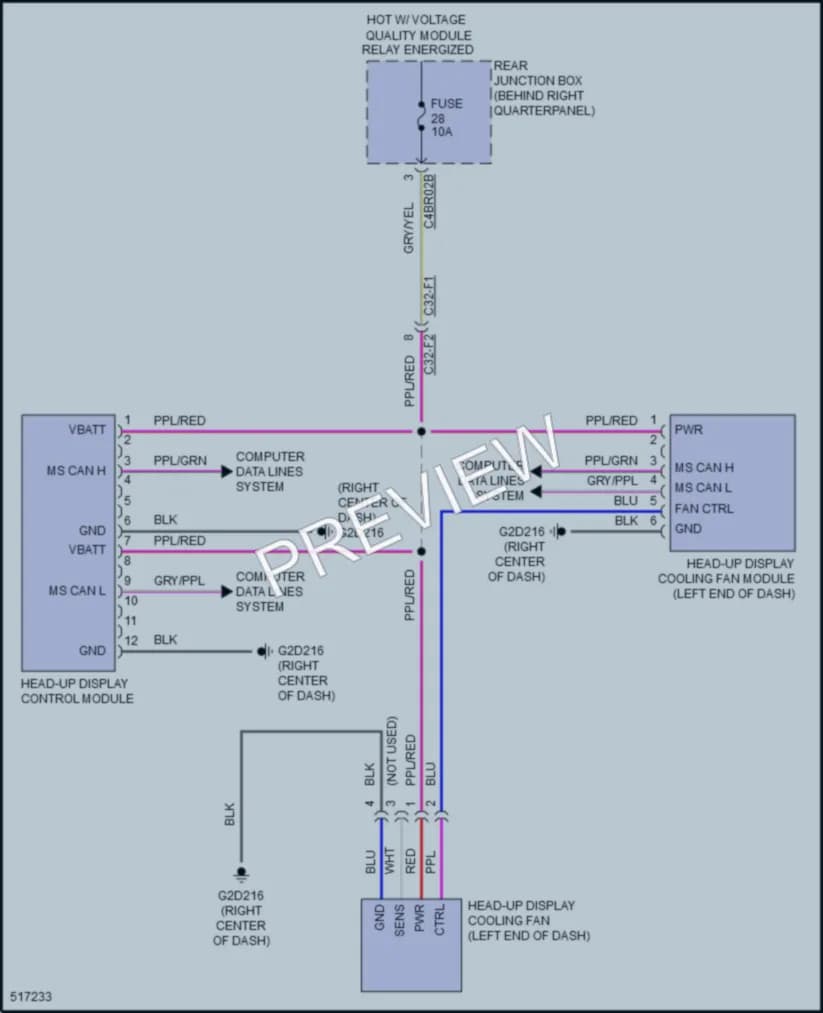 2016 LandRover RangeRoverSport Instrument Cluster wiring diagram preview