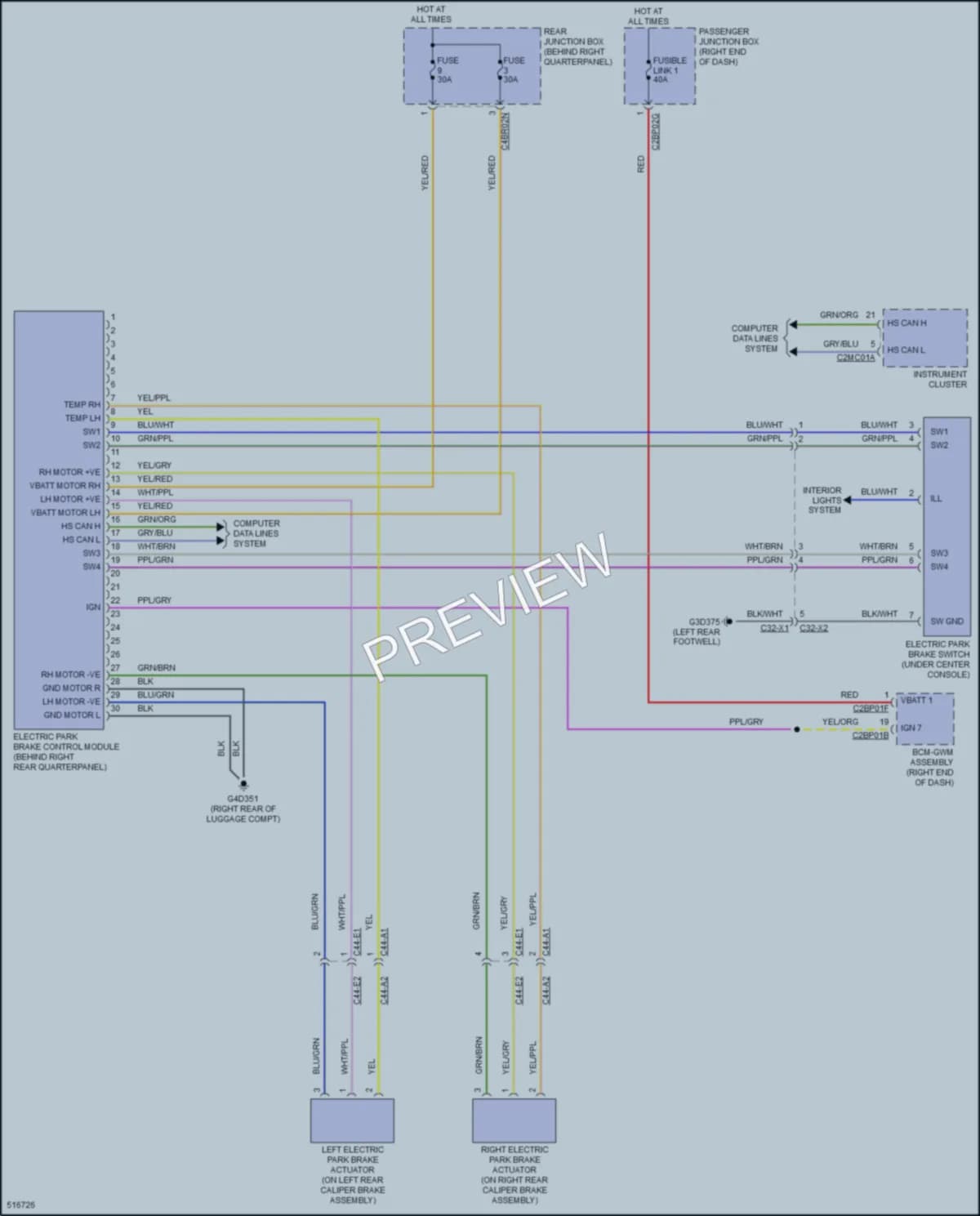 2016 LandRover RangeRoverSport Shift Interlock wiring diagram preview