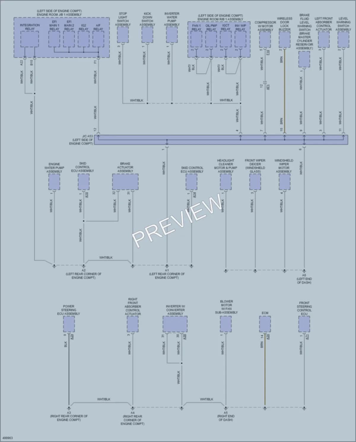 2016 Lexus GS450h Ground Distribution wiring diagram preview