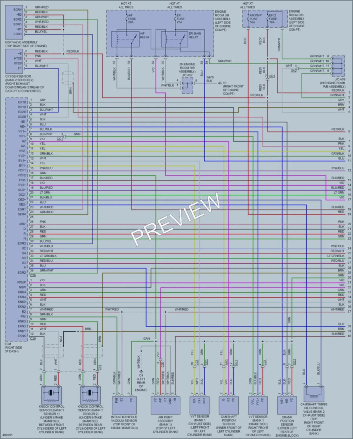 2016 Lexus GX460 Engine Performance wiring diagram preview